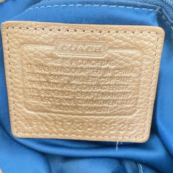 COACH Penelope leather shoulder bag Beige Leather - Shoulder Bag - Picture 9 of 13